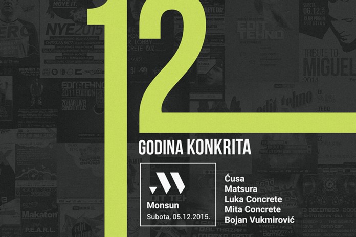 12 godina Konkrita @ Monsun Featured 12 godina Konkrita @ Monsun Featured