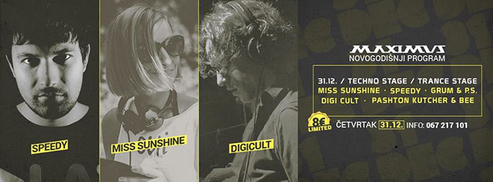 Maximus Novogodišnji clubbing
