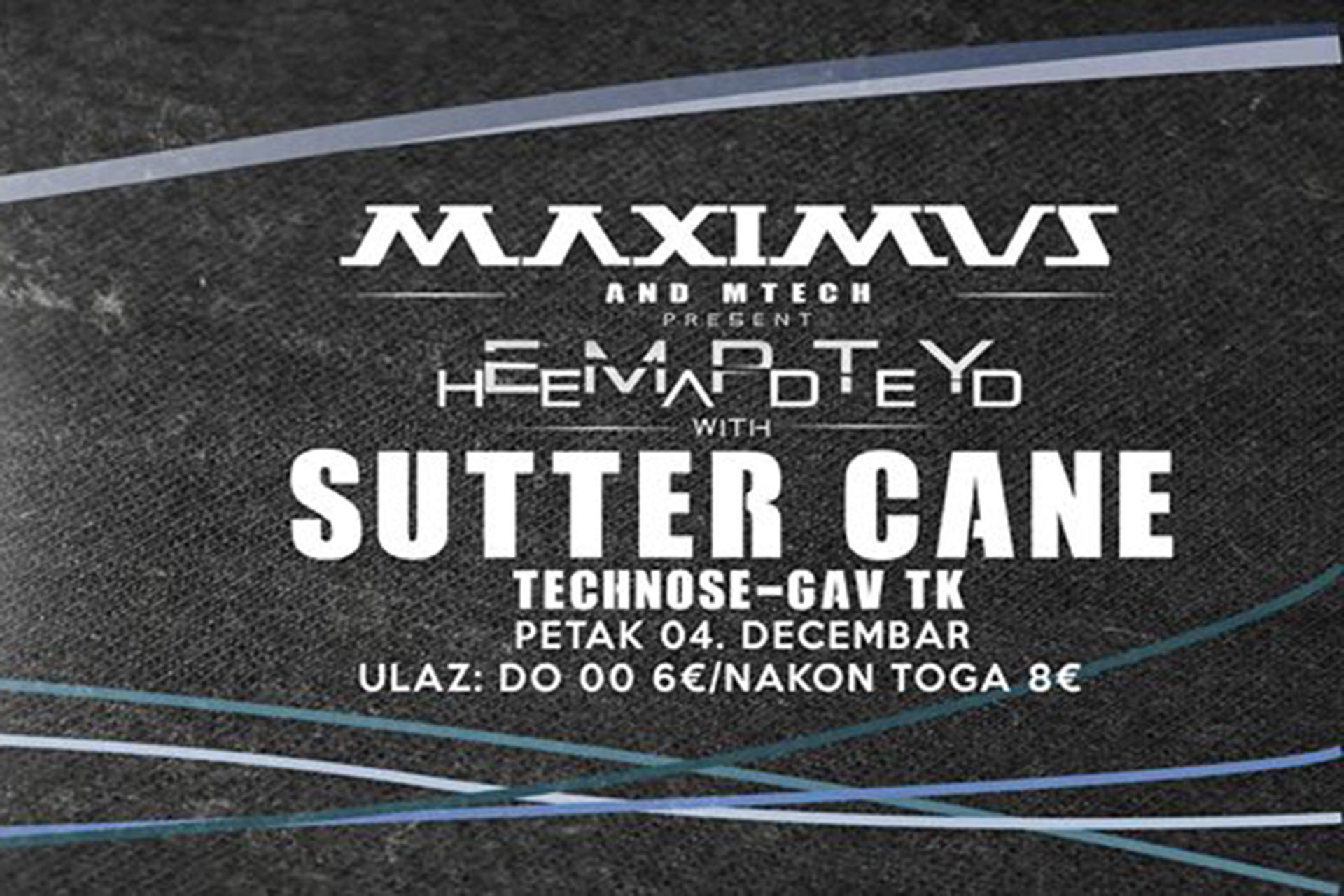 Sutter Cane @ Maximus Featured