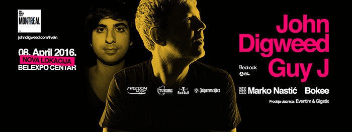 John Digweed Guy J BelExpo Centar Beograd