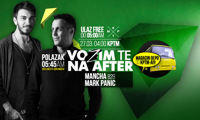 Vozim te na After KPTM Mancha Mark Panic