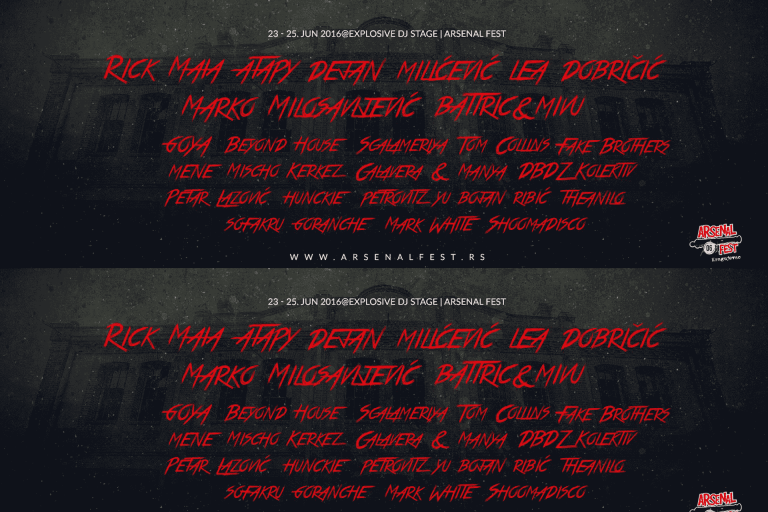 Danas počinje Arsenal Fest u Kragujevcu!