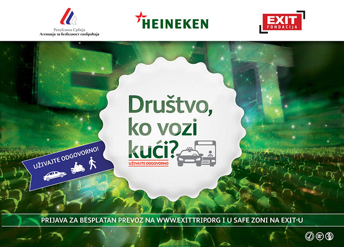 Drustvo ko vozi kuci prevoz Exit festival