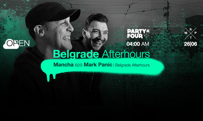 KPTM Party at Four Belgrade Afterhours Mancha Mark Panic