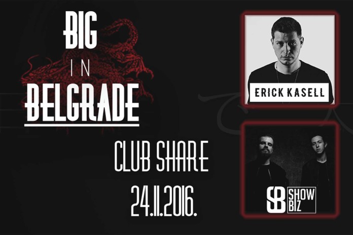 Big In Belgrade Erick Kasell Divolly & Markward MAD2MAD Pessto Raf Diamond Mark Showbiz Share