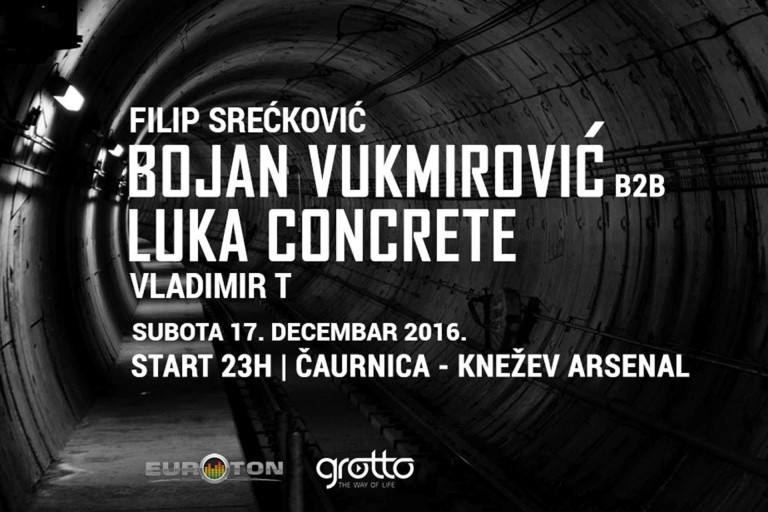 RUHR Concrete DJz Bojan Vukmirovic Luka Concrete Vladimir T Filipa Sreckovic Knezev arsenal Caurnica
