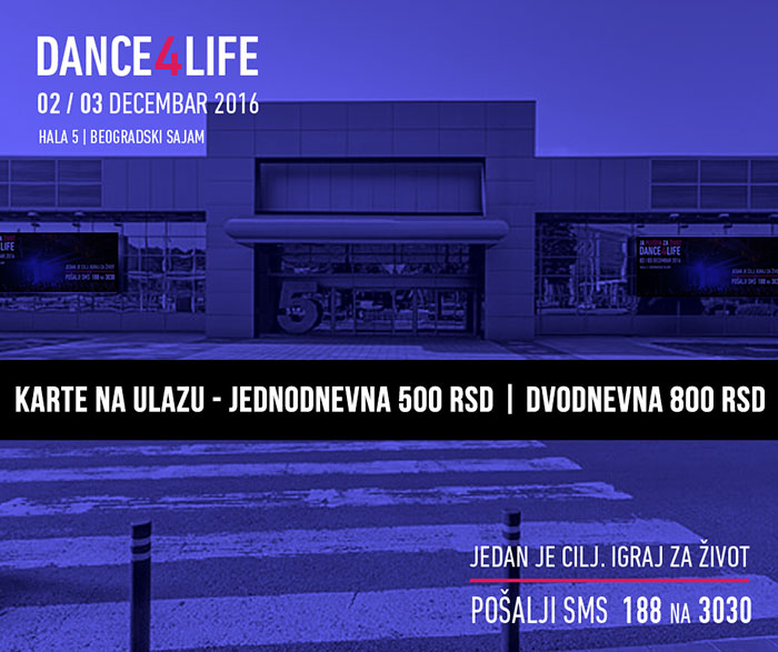 Dance4Life karte