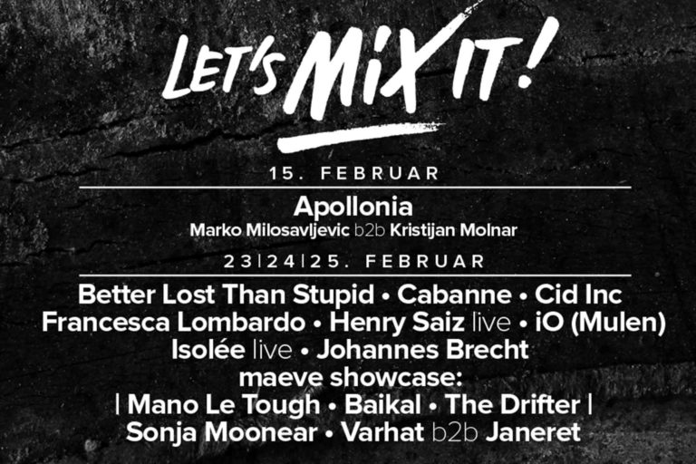 Let's Mix It festival Better Lost Than Stupid Henry Saiz Cid Inc