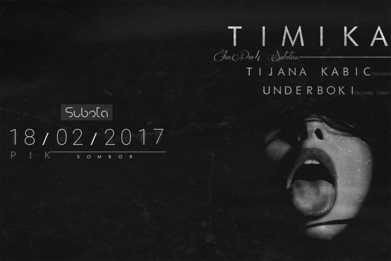 Timika Tijana Kabic UnderBok Pik Sombor