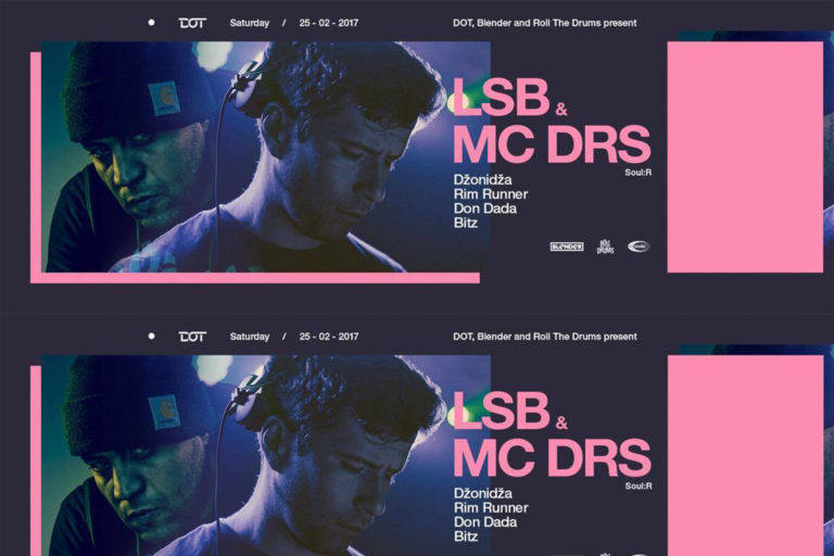 ROLL THE DRUMS U BLENDERU: LSB & DRS 25. FEBRUARA U KLUBU DOT!