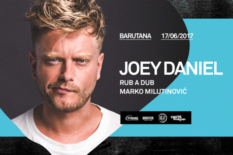 Štićenik Marca Carole i član Music On ekipe Joy Daniel 17. juna u Brutani!