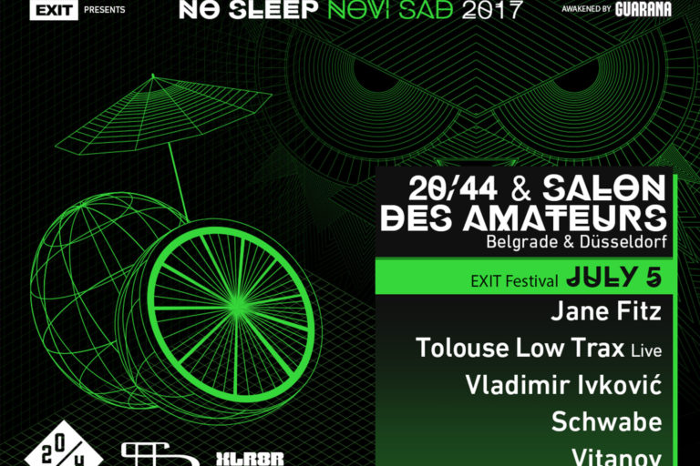 Nulti dan Exita na No Sleep Novi Sad bini uz klubove Salon des Amateurs i 20/44!