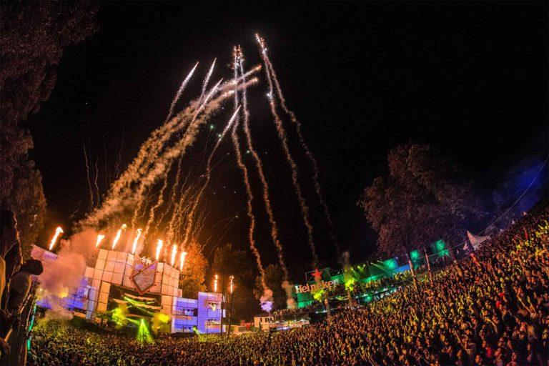 Lovefest Fire Stage Fireworks