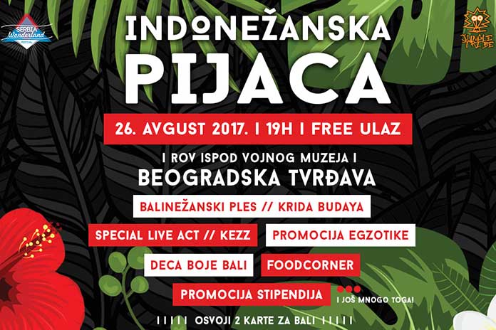 Indonezanska pijaca Bali Wonderland Kalemegdan Summer festival program