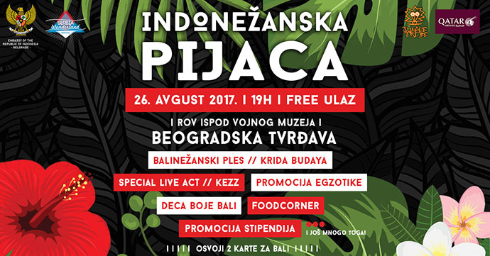 Kalemegdan Summer festival Indonezanska pijaca Bali Wonderland program