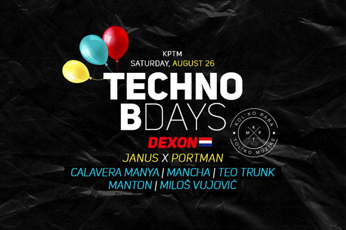 Techno Bdays – 16 sati rođendanske žurke!