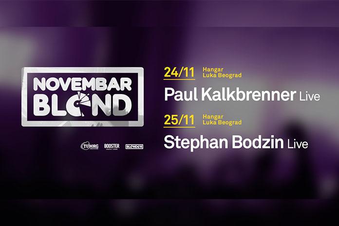 blender bodzin Paul Kalkbrenner Blender promo karte za Stephna Bodzin i Paul Kalkbrenner žurku.