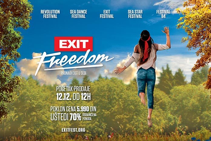 EXIT Freedom 2018 prodaja karata