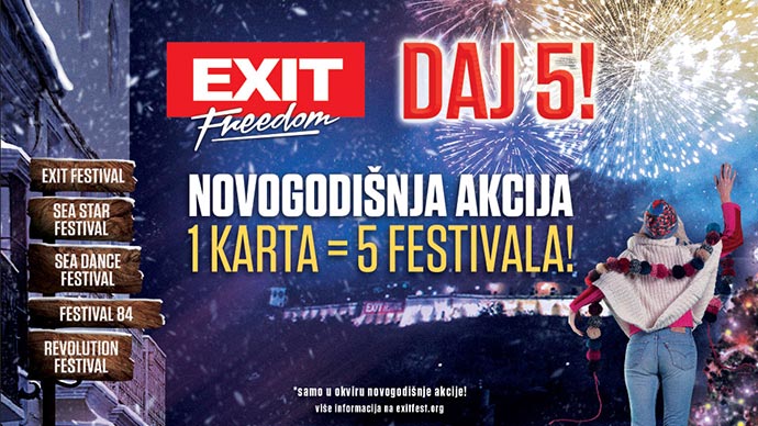 EXIT 2018 akcija karte