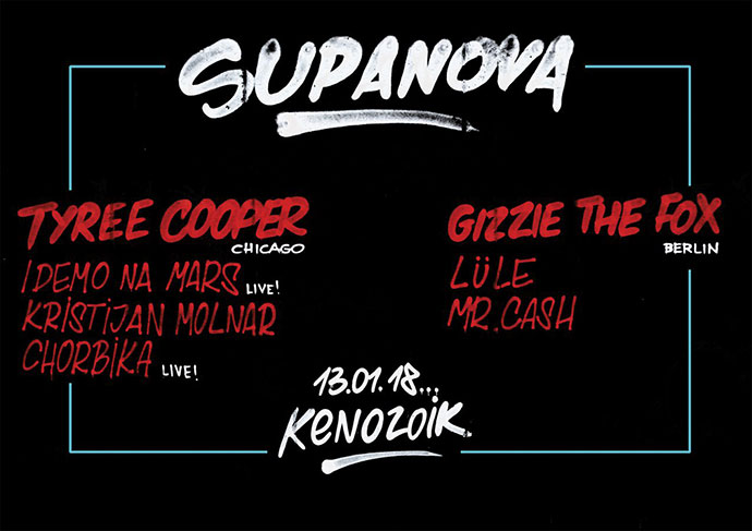 SUPAnova Tyree Cooper Idemo na Mars Kristijan Molnar Kenozoik