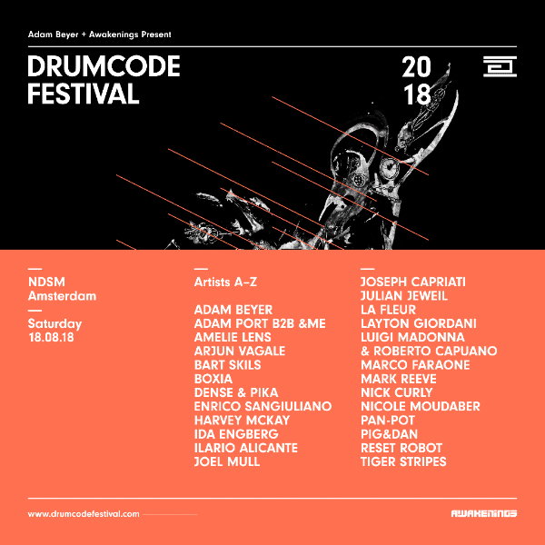 Drumcode festival Line Up