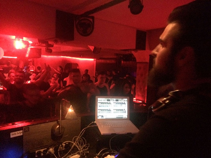 Stefano Pannonian DJing