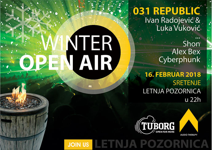 Tuborg Winter Open Air Letnja pozornica