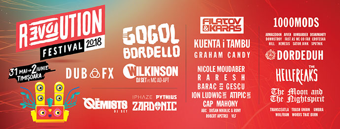 Revolution festival 2018 Line Up