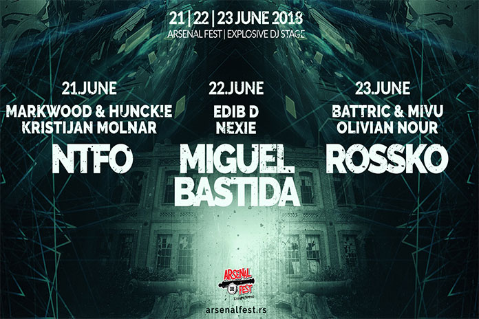 Arsenal fest Explosive Stage 2018 Line Up