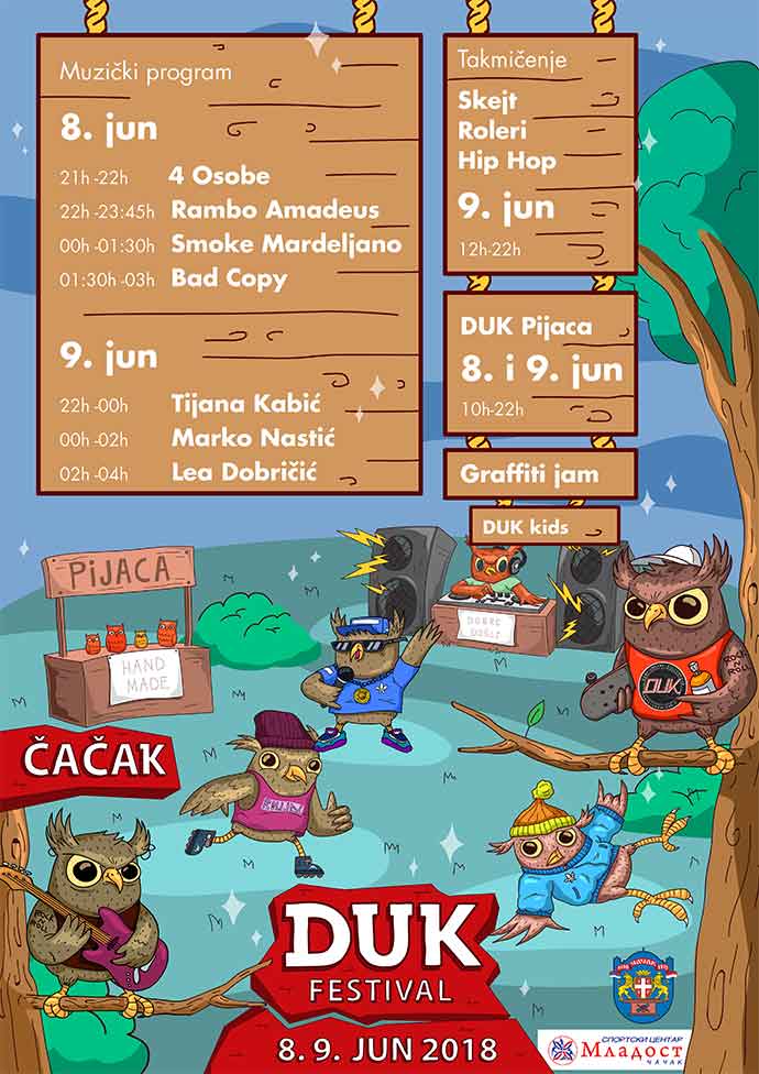 DUK festival 2018 Line Up