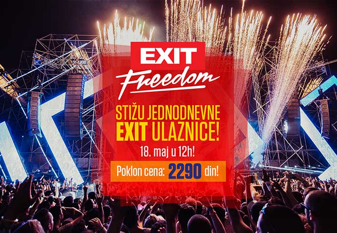 Jednodnevne ulaznice EXIT 2018