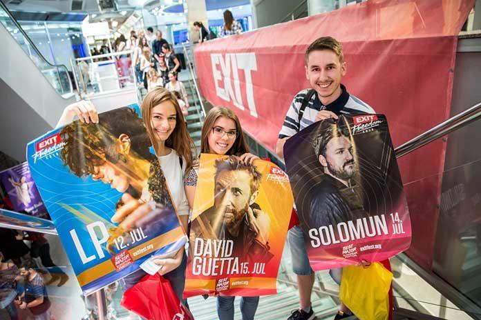 LP David Guetta Solomun EXIT festival 2018