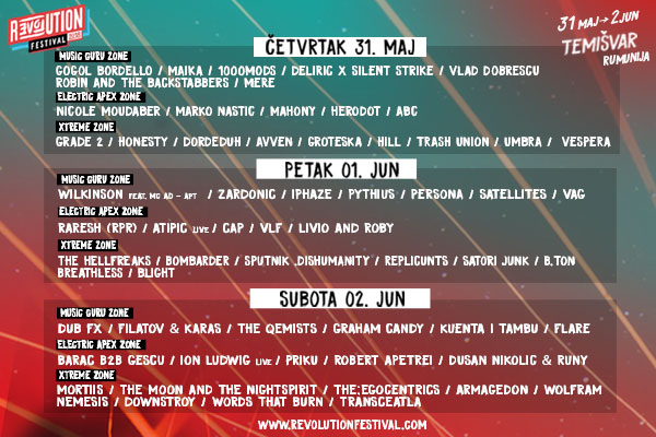 Program Revolution festival