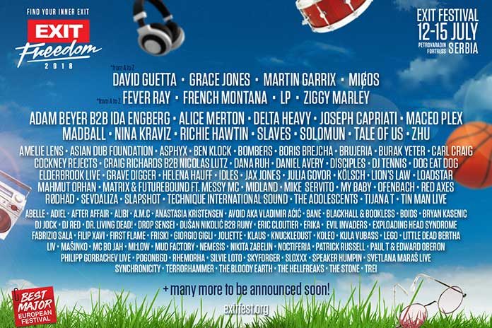 EXIT Freedom Line Up