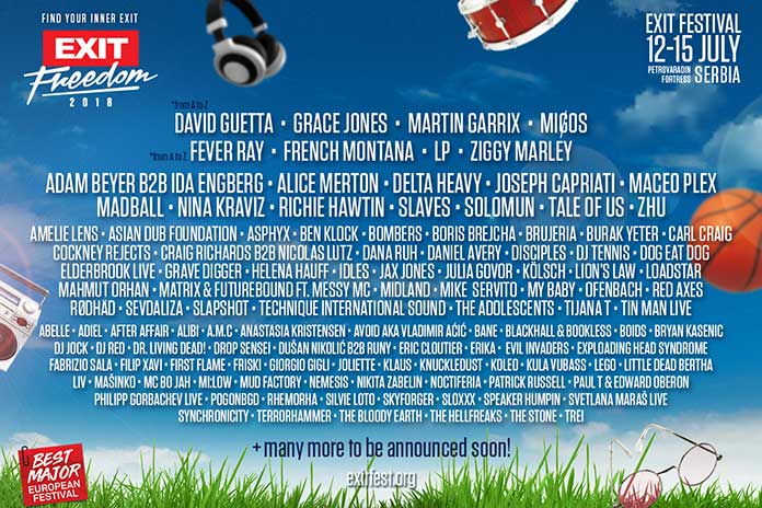 EXIT Freedom Line Up