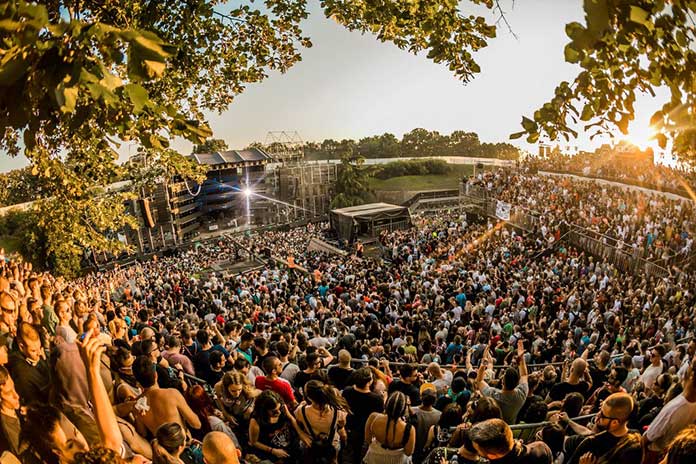 EXIT festival 2018 Dance Arena svitanje