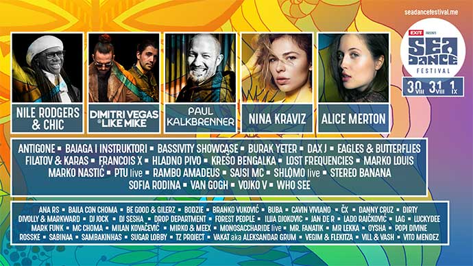 Sea Dance Festival 2018 Line Up