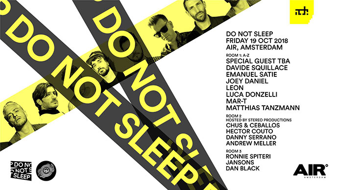 Andrew Meller Do Not Sleep Showcase ADE 2018