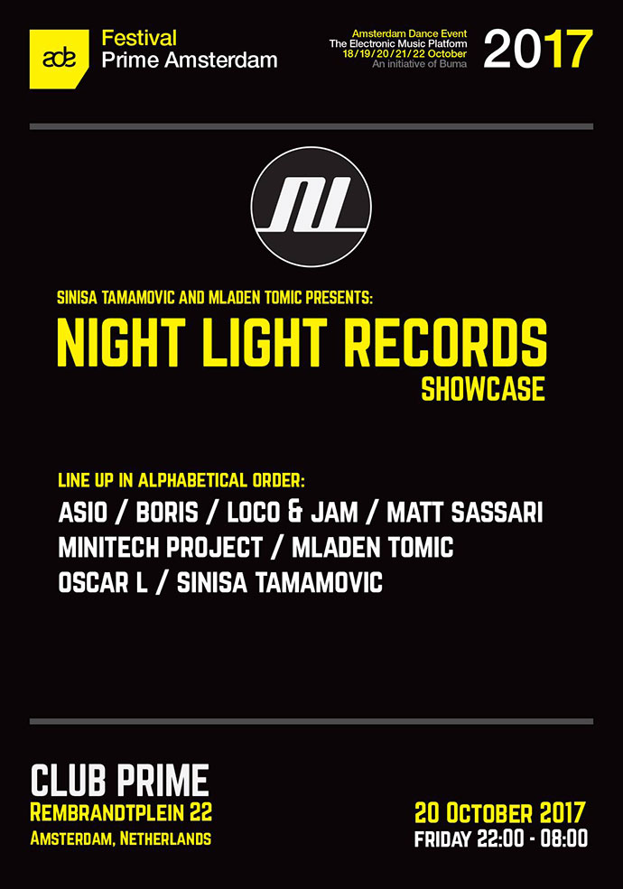Night Light Records Showcase ADE 2018