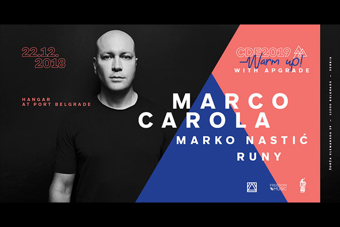 marco carola 2018 CDE marco carola 2018 CDE