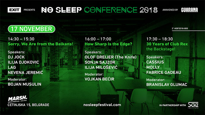 No Sleep festival 2018 konferencija dan drugi