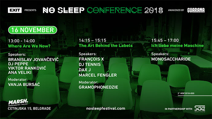No Sleep festival 2018 konferencija dan prvi