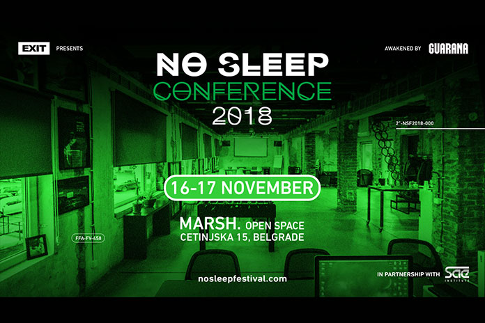 No Sleep festival 2018 konferencija