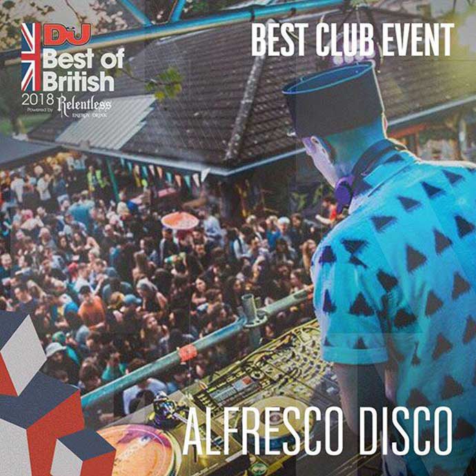 Alfresco Disco Best Club Event DJ Mag Best Of British Awards 2018