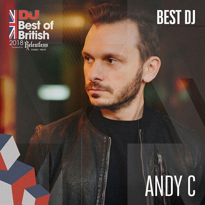 Andy C Best DJ DJ Mag Best Of British Awards 2018