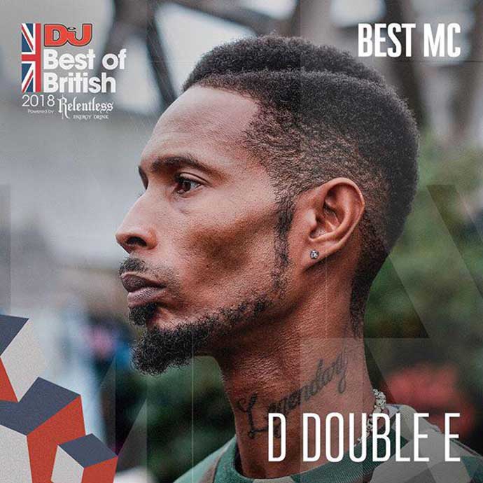 D Double E Best MC DJ Mag Best Of British Awards 2018