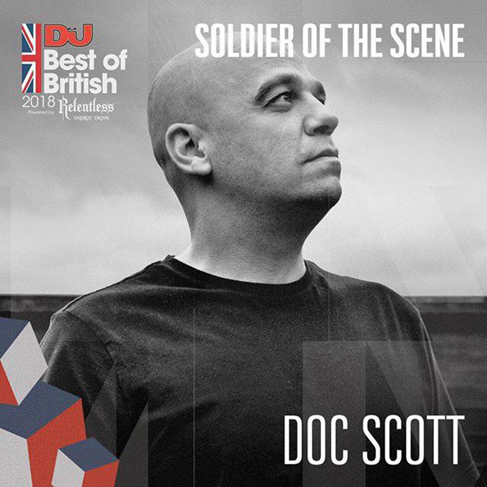 Doc Scott Soldier Of The Scene DJ Mag Best Of British Awards 2018