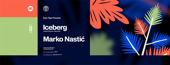 Easy Tiger Iceberg Marko Nastić Mladost