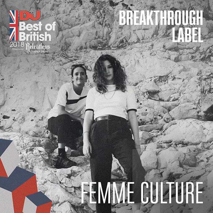 Femme Culture Breakthrough Label DJ Mag Best Of British Awards 2018