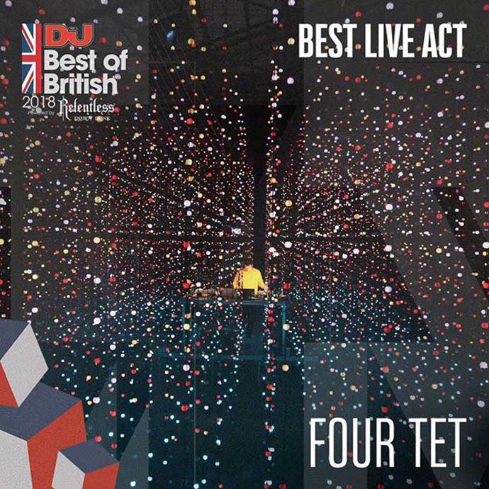Four Tet Best Live Act DJ Mag Best Of British Awards 2018